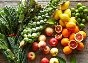 a group of fruits and vegetables on a wood surface Healthy Weight Loss Diets Hungerford